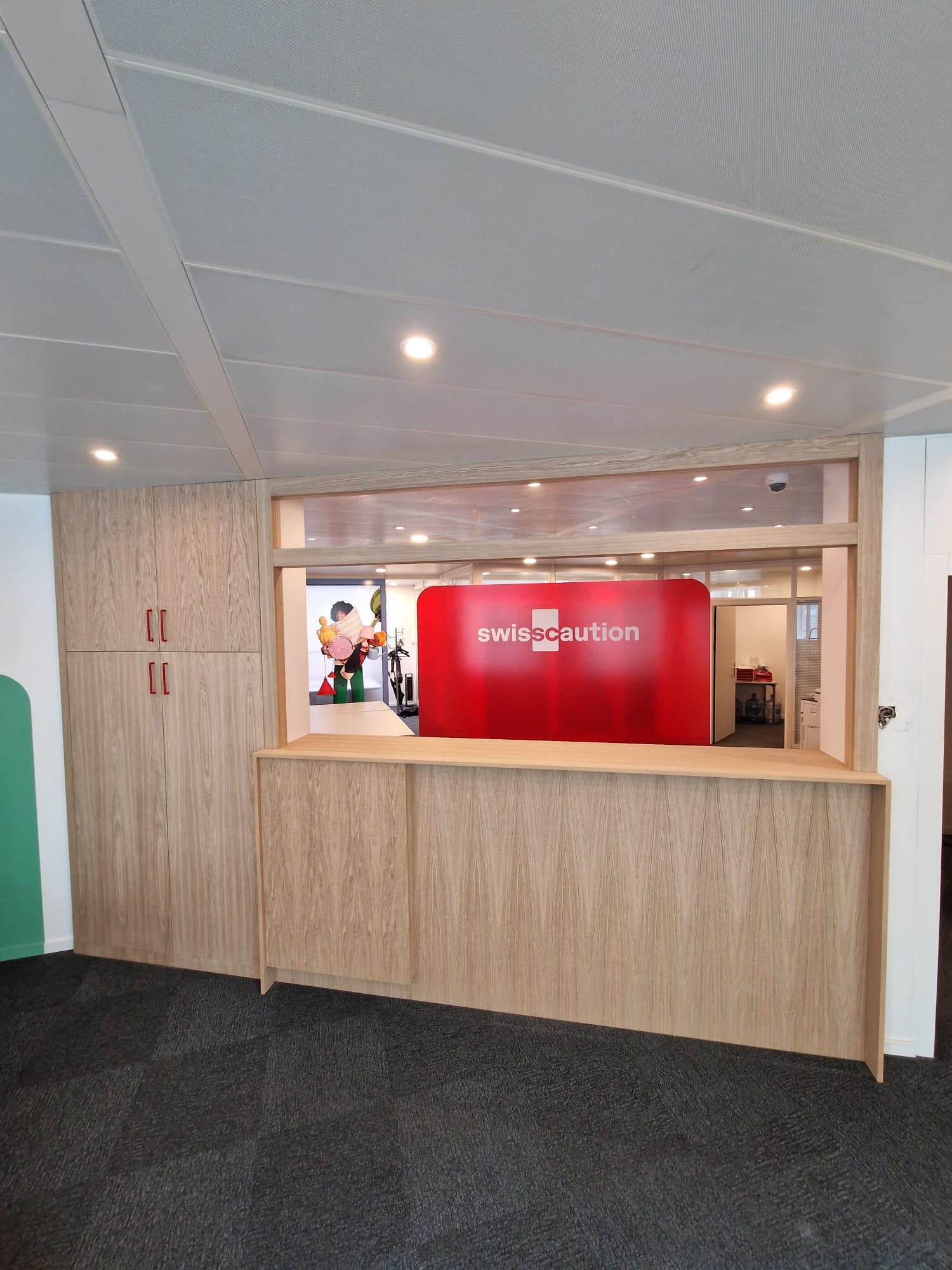 Agencement bureau SwissCaution